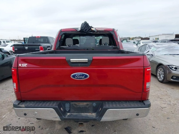 2015 Ford F-150 XL with VIN 1FTEW1CGXFKD56830, listed as a IAAI auction lot 41609014 with 156,220 mi miles. Bid and sale history available at carsss.com. Image 16.