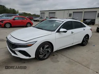 2024 Hyundai Elantra Limited with VIN KMHLP4DG7RU793239, listed as a Copart auction lot 50755805 with 2,535 mi miles and Salvage Title. Bid and sale history available at carsss.com. Image 1.