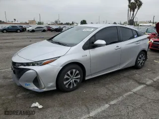 2021 Toyota Prius Prime LE with VIN JTDKAMFP9M3176549, listed as a Copart auction lot 50425295 with 158,990 mi miles and Salvage Title. Bid and sale history available at carsss.com. Image 1.