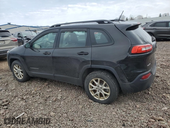 2015 Jeep Cherokee Sport with VIN 1C4PJMABXFW776256, listed as a Copart auction lot 49833705 with 216,170 mi miles and Clean Title. Bid and sale history available at carsss.com. Image 2.