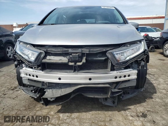 2022 Honda Odyssey EX-L with VIN 5FNRL6H78NB030228, listed as a Copart auction lot 52140365 with 40,607 mi miles and Salvage Title. Bid and sale history available at DreamBid. Image 5.