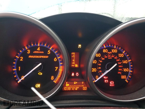 2010 Mazda 3 Mazdaspeed3 Sport with VIN JM1BL1H3XA1205809, listed as a Copart auction lot 80446834 with 103,872 mi miles and Salvage Title. Bid and sale history available at DreamBid. Image 9.