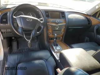 2013 Infiniti QX56 8-passenger with VIN JN8AZ2ND7D9730026, listed as a Copart auction lot 85692114 with 184,795 mi miles and Clean Title. Bid and sale history available at carsss.com. Image 8.