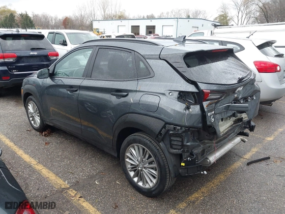 2021 Hyundai Kona SEL Plus with VIN KM8K6CAAXMU686185, listed as a IAAI auction lot 40894040 with 14,071 mi miles. Bid and sale history available at carsss.com. Image 15.