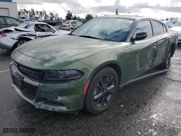 2023 Dodge Charger SXT with VIN 2C3CDXJG3PH541821, listed as a Copart auction lot 42805075 with 7,221 mi miles and Salvage Title. Bid and sale history available at carsss.com. Image 1.