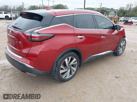 2019 Nissan Murano Platinum with VIN 5N1AZ2MJ0KN152290, listed as a IAAI auction lot 41299085 with 25,668 mi miles and . Bid and sale history available at DreamBid. Image 4.