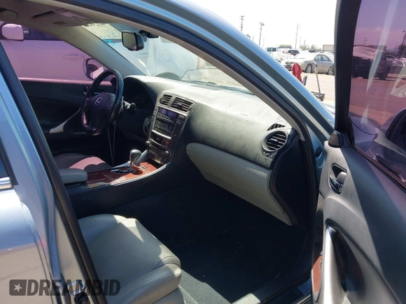 2007 Lexus IS 250 with VIN JTHBK262975028530, listed as a IAAI auction lot 42236282 with 137,075 mi miles and . Bid and sale history available at DreamBid. Image 5.