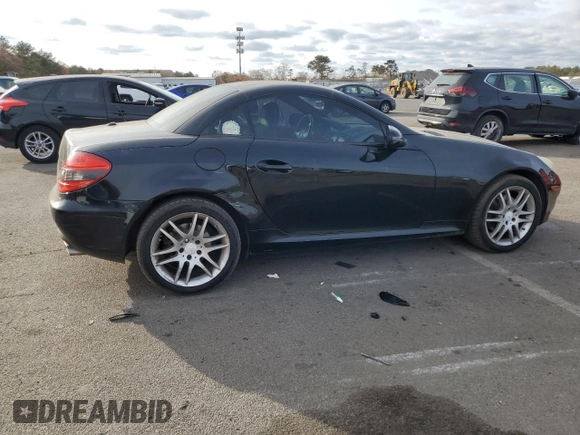 2009 Mercedes-Benz SLK-Class 3.0L with VIN WDBWK54F69F210840, listed as a Copart auction lot 78184264 with 139,871 mi miles and Salvage Title. Bid and sale history available at carsss.com. Image 3.