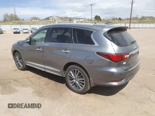 2018 Infiniti QX60 with VIN 5N1DL0MM7JC505146, listed as a Copart auction lot 52572145 with 75,057 mi miles and Salvage Title. Bid and sale history available at DreamBid. Image 2.