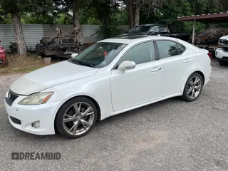 2010 Lexus IS 250 with VIN JTHBF5C21A5109541, listed as a Copart auction lot 60734025 with 243,289 mi miles and Clean title. Bid and sale history available at DreamBid. Image 2.