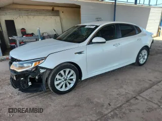 2018 Kia Optima LX z VIN 5XXGT4L34JG274868, wystawiony jako Copart lot #60925015 z przebiegiem 64 182 mil mil oraz Szkoda całkowita • Salvage title. Historia ofert i sprzedaży dostępna na DreamBid. Obrazek 1.