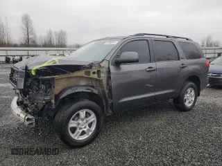 2015 Toyota Sequoia SR5 with VIN 5TDBY5G14FS126333, listed as a Copart auction lot 81995914 with 87,313 mi miles and Salvage Title. Bid and sale history available at carsss.com. Image 1.