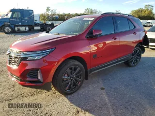2023 Chevrolet Equinox RS with VIN 3GNAXMEGXPL226693, listed as a Copart auction lot 87454394 with 4,896 mi miles and Salvage Title. Bid and sale history available at carsss.com. Image 1.