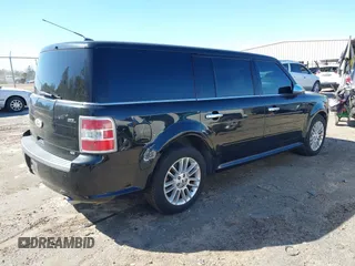 2013 Ford Flex SEL with VIN 2FMHK6C87DBD34589, listed as a IAAI auction lot 41852216 with 161,711 mi miles. Bid and sale history available at carsss.com. Image 4.