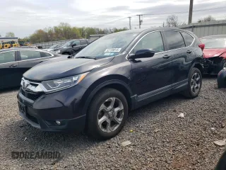 2019 Honda CR-V EX-L with VIN 2HKRW2H85KH615497, listed as a Copart auction lot 52735915 with 84,533 mi miles and Salvage Title. Bid and sale history available at carsss.com. Image 1.