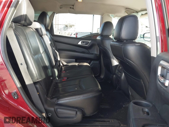 2017 Nissan Pathfinder SV with VIN 5N1DR2MM2HC655993, listed as a IAAI auction lot 41108207 with 139,733 mi miles. Bid and sale history available at carsss.com. Image 8.