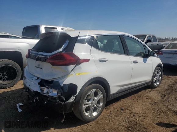 2021 Chevrolet Bolt EV LT with VIN 1G1FY6S05M4108088, listed as a Copart auction lot 48867605 with 25,121 mi miles and Salvage Title. Bid and sale history available at carsss.com. Image 3.