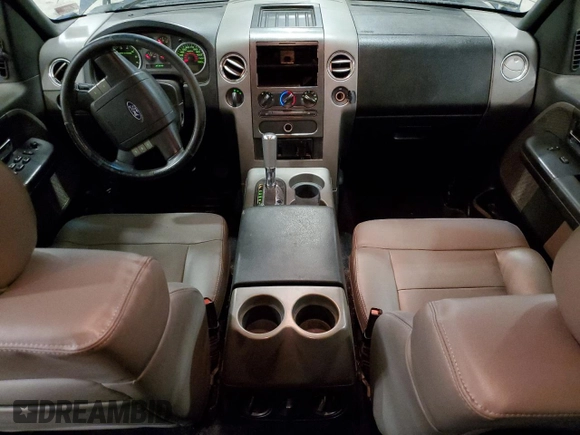 2006 Ford F-150 XLT with VIN 1FTPW14596FA25798, listed as a Copart auction lot 62671295 with 135,903 mi miles and Salvage title. Bid and sale history available at DreamBid. Image 8.