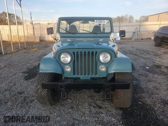 1980 Jeep CJ z VIN J0D93EC050355, wystawiony jako Copart lot #81330414 z przebiegiem 129 mil mil oraz Czysty tytuł • Clean title. Historia ofert i sprzedaży dostępna na DreamBid. Obrazek 5.