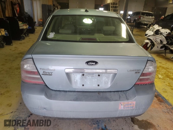 2008 Ford Taurus Limited with VIN 1FAHP28W88G149297, listed as a Copart auction lot 88645055 with 186,542 mi miles and Salvage Title. Bid and sale history available at carsss.com. Image 6.