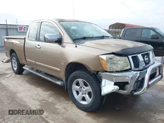 2004 Nissan Titan SE with VIN 1N6AA06A14N531652, listed as a IAAI auction lot 41573774 with 185,323 mi miles and . Bid and sale history available at DreamBid. Image 1.