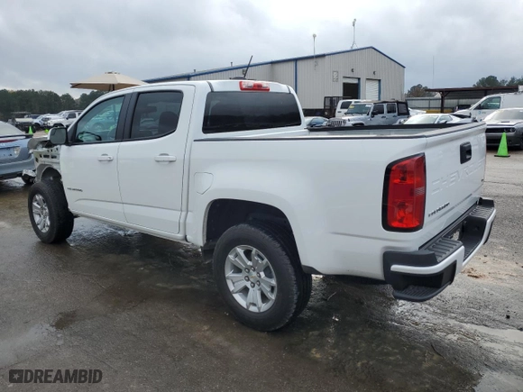 2022 Chevrolet Colorado 2WD LT with VIN 1GCGSCEA5N1298722, listed as a Copart auction lot 82995634 with 14,378 mi miles and Salvage Title. Bid and sale history available at carsss.com. Image 2.