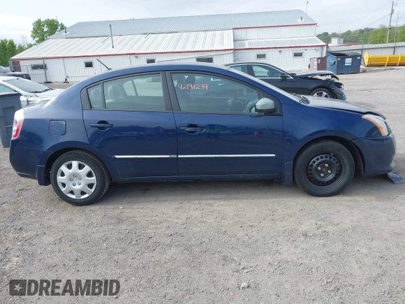 2010 Nissan Sentra S with VIN 3N1AB6AP0AL617824, listed as a IAAI auction lot 42191239 with 111,414 mi miles and . Bid and sale history available at DreamBid. Image 13.