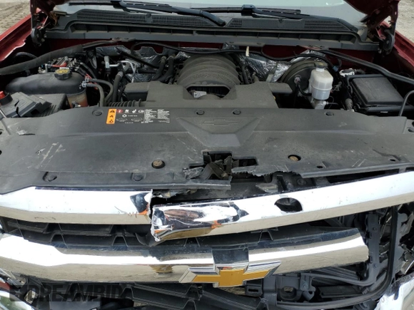 2018 Chevrolet Silverado 1500 LT with VIN 1GCVKRECXJZ255744, listed as a Copart auction lot 55957495 with 75,753 mi miles and Salvage Title. Bid and sale history available at DreamBid. Image 11.