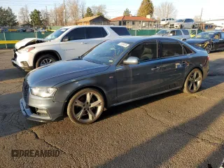 2015 Audi A4 Premium Plus with VIN WAUFFAFLXFN013671, listed as a Copart auction lot 51095675 with 92,685 mi miles and Salvage Title. Bid and sale history available at carsss.com. Image 1.