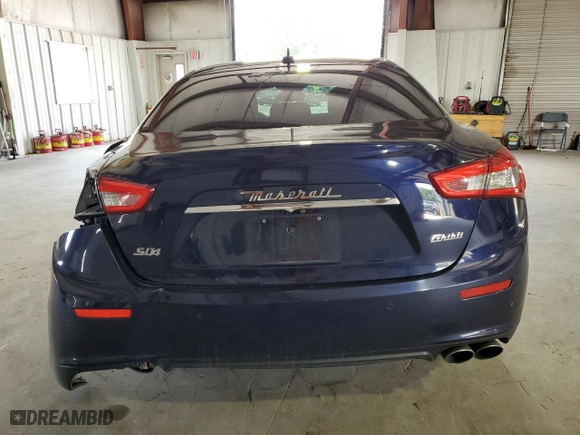2017 Maserati Ghibli S Q4 with VIN ZAM57RTA5H1213635, listed as a Copart auction lot 57812783 with 40,183 mi miles. Bid and sale history available at carsss.com. Image 6.