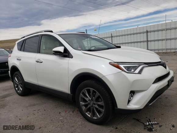 2018 Toyota RAV4 Limited with VIN JTMDFREV1JJ738071, listed as a Copart auction lot 49482175 with 57,506 mi miles and Salvage Title. Bid and sale history available at carsss.com. Image 4.