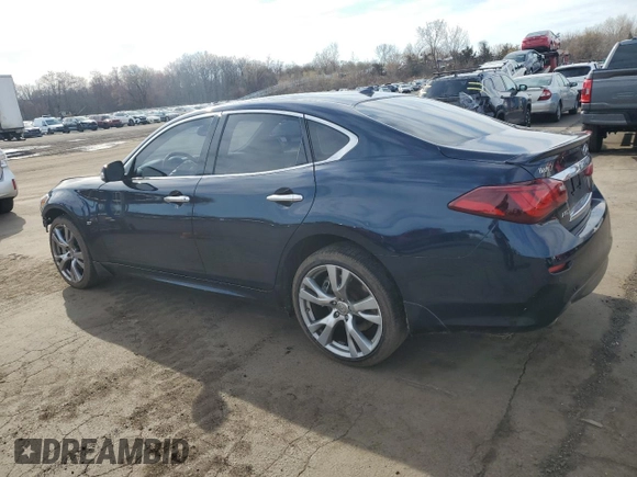 2016 Infiniti Q70 with VIN JN1BY1AR9GM271200, listed as a Copart auction lot 52926455 with 78,458 mi miles and Salvage Title. Bid and sale history available at carsss.com. Image 2.