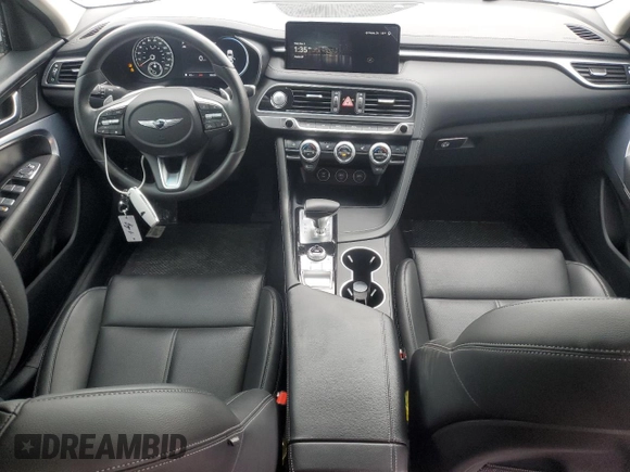 2022 Genesis G70 2.0T z VIN KMTG34TA1NU102975, wystawiony jako Copart lot #47460345 z przebiegiem 30 029 mil mil oraz Szkoda całkowita • Salvage title. Historia ofert i sprzedaży dostępna na DreamBid. Obrazek 8.