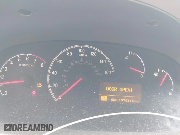 2006 Hyundai Azera SE with VIN KMHFC46F86A110023, listed as a IAAI auction lot 41427898 with 197,837 mi miles and . Bid and sale history available at DreamBid. Image 7.