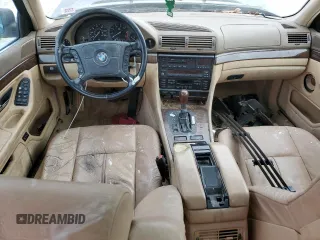 1997 BMW 7 Series 740il with VIN WBAGJ8325VDM01757, listed as a Copart auction lot 85734614 with 190,453 mi miles and Non Repairable. Bid and sale history available at carsss.com. Image 8.