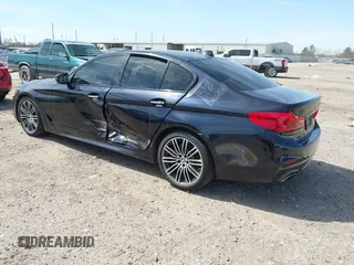2018 BMW 5 Series 530i with VIN WBAJA5C59JWA38170, listed as a IAAI auction lot 41682219 with 61,990 mi miles and . Bid and sale history available at carsss.com. Image 3.
