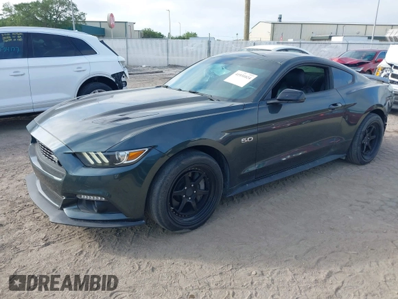 2016 Ford Mustang GT with VIN 1FA6P8CF1G5265677, listed as a IAAI auction lot 41931024 with 74,061 mi miles. Bid and sale history available at carsss.com. Image 2.