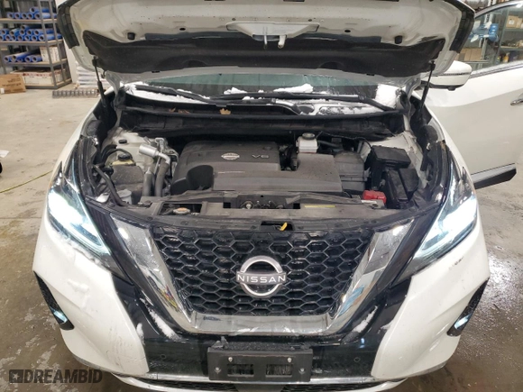 2023 Nissan Murano SL with VIN 5N1AZ2CS1PC121868, listed as a Copart auction lot 88014215 with 20,766 mi miles and Salvage Title. Bid and sale history available at carsss.com. Image 11.