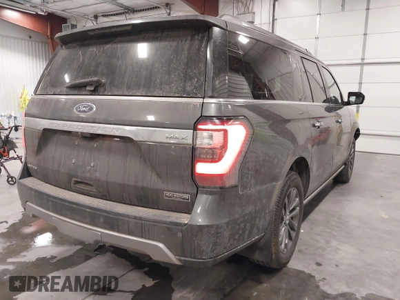 2019 Ford Expedition Max Limited with VIN 1FMJK2AT5KEA32494, listed as a IAAI auction lot 41757990 with 132,255 mi miles and . Bid and sale history available at DreamBid. Image 4.