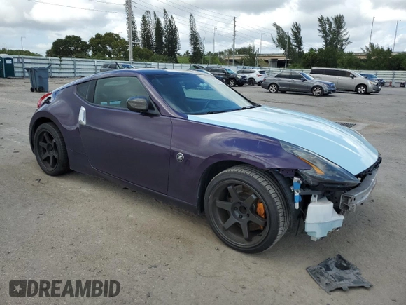 2010 Nissan 370Z Touring with VIN JN1AZ4EH8AM503983, listed as a Copart auction lot 80481314 with 110,017 mi miles and Salvage Title. Bid and sale history available at carsss.com. Image 4.