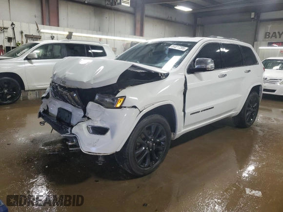 2017 Jeep Grand Cherokee Overland z VIN 1C4RJFCGXHC694528, wystawiony jako Copart lot #51327395 z przebiegiem 114 477 mil mil oraz Szkoda całkowita • Salvage title. Historia ofert i sprzedaży dostępna na DreamBid. Obrazek 1.