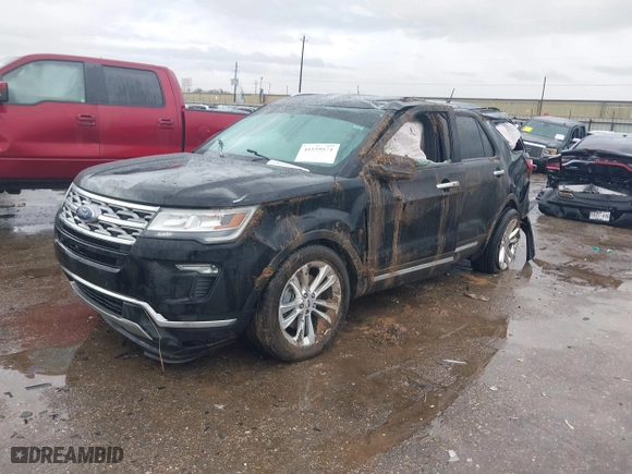 2018 Ford Explorer Limited with VIN 1FM5K7FH5JGC92996, listed as a IAAI auction lot 41559571 with 102,662 mi miles. Bid and sale history available at carsss.com. Image 17.