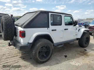 2020 Jeep Wrangler Unlimited North Edition with VIN 1C4HJXEN1LW132120, listed as a Copart auction lot 48721555 with 0 mi miles and Salvage Title. Bid and sale history available at carsss.com. Image 3.