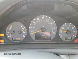 2003 Mercedes-Benz CLK 430 with VIN WDBLK70G53T141578, listed as a Copart auction lot 74977354 with 35,736 mi miles and Salvage Title. Bid and sale history available at DreamBid. Image 9.