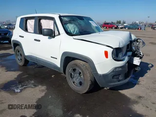 2017 Jeep Renegade Sport with VIN ZACCJAAB5HPF97197, listed as a IAAI auction lot 41368131 with 90,289 mi miles and . Bid and sale history available at DreamBid. Image 1.