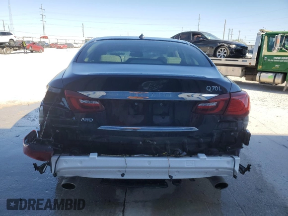 2019 Infiniti Q70 Luxe с VIN JN1BY1PR2KM725464, выставлен на аукционе Copart как лот 76678964 с пробегом 40 530 миль миль и Списание • Salvage title. История ставок и продаж доступна на DreamBid. Изображение 6.