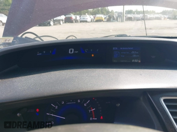 2013 Honda Civic LX z VIN 19XFB2F51DE263355, wystawiony jako IAAI lot #42415164 z przebiegiem 102 748 mil mil oraz . Historia ofert i sprzedaży dostępna na DreamBid. Obrazek 7.