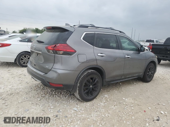 2017 Nissan Rogue SL with VIN 5N1AT2MT7HC842819, listed as a Copart auction lot 50465655 with 167,838 mi miles and Clean title. Bid and sale history available at DreamBid. Image 3.