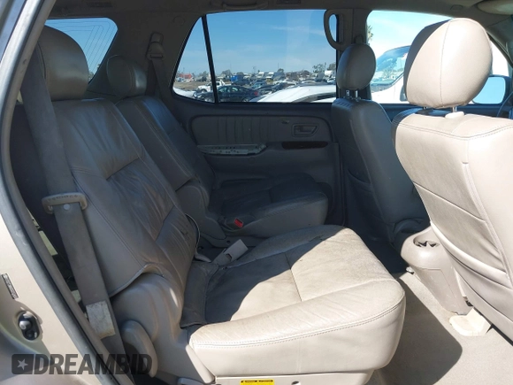 2005 Toyota Sequoia Limited with VIN 5TDZT38A05S252493, listed as a IAAI auction lot 41637977 with 244,217 mi miles and . Bid and sale history available at DreamBid. Image 8.