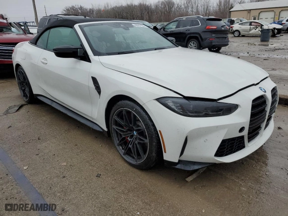 2022 BMW M4 Competition xDrive with VIN WBS33BA0XNCJ06162, listed as a Copart auction lot 86007824 with NaN miles and Salvage Title. Bid and sale history available at carsss.com. Image 4.